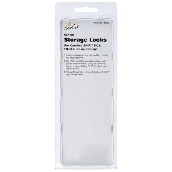 Carefree White Travel Lock 901017W 200-34050