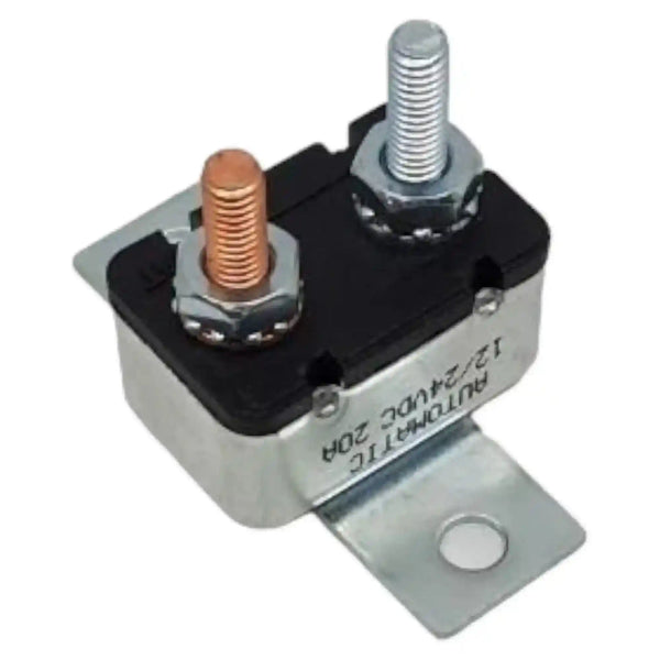 Circuit Breaker Fuse 12volt 24volt 20amp Auto Reset - Everything Caravans