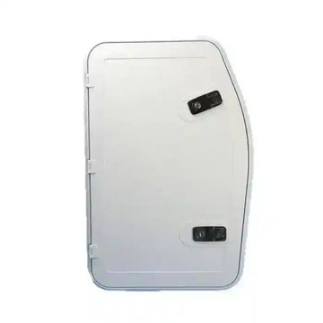 Coast Access Door 8 - White 370 x 595 Closed Side RV Hatch - Everything Caravans