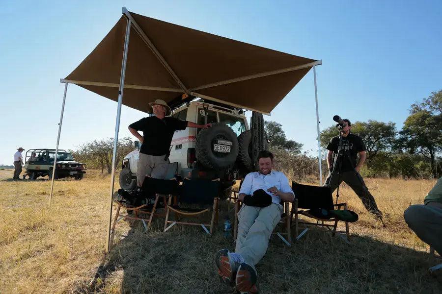Eezi-Awn Bat 270 Awning Freestanding Left Side Mount Beige - Black Friday Sale - Everything Caravans