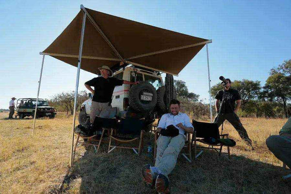 Eezi-Awn Bat 270 Awning Freestanding Left Side Mount Beige - Black Friday Sale - Everything Caravans
