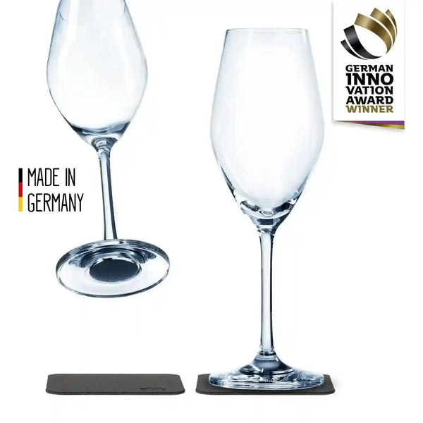 Crystal Magnetic CHAMPAGNE Glass by Silwy - Everything Caravans