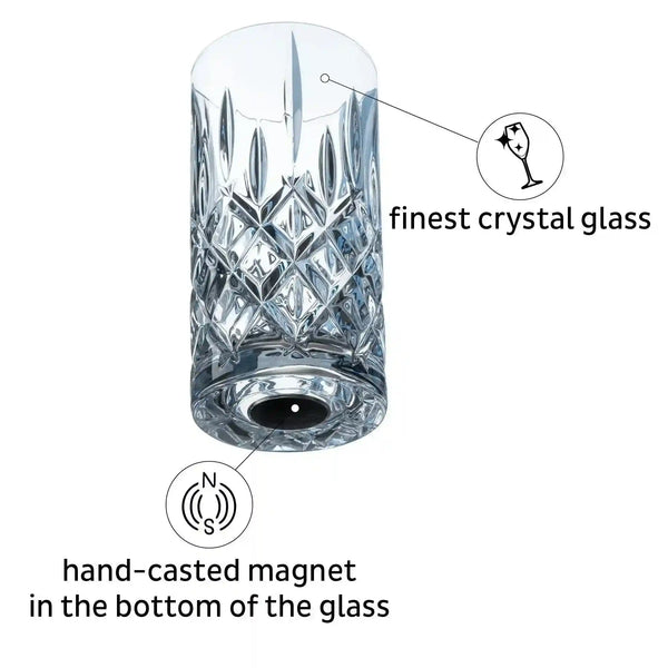 Crystal Magnetic LONGDRINK Glass by Silwy - Everything Caravans