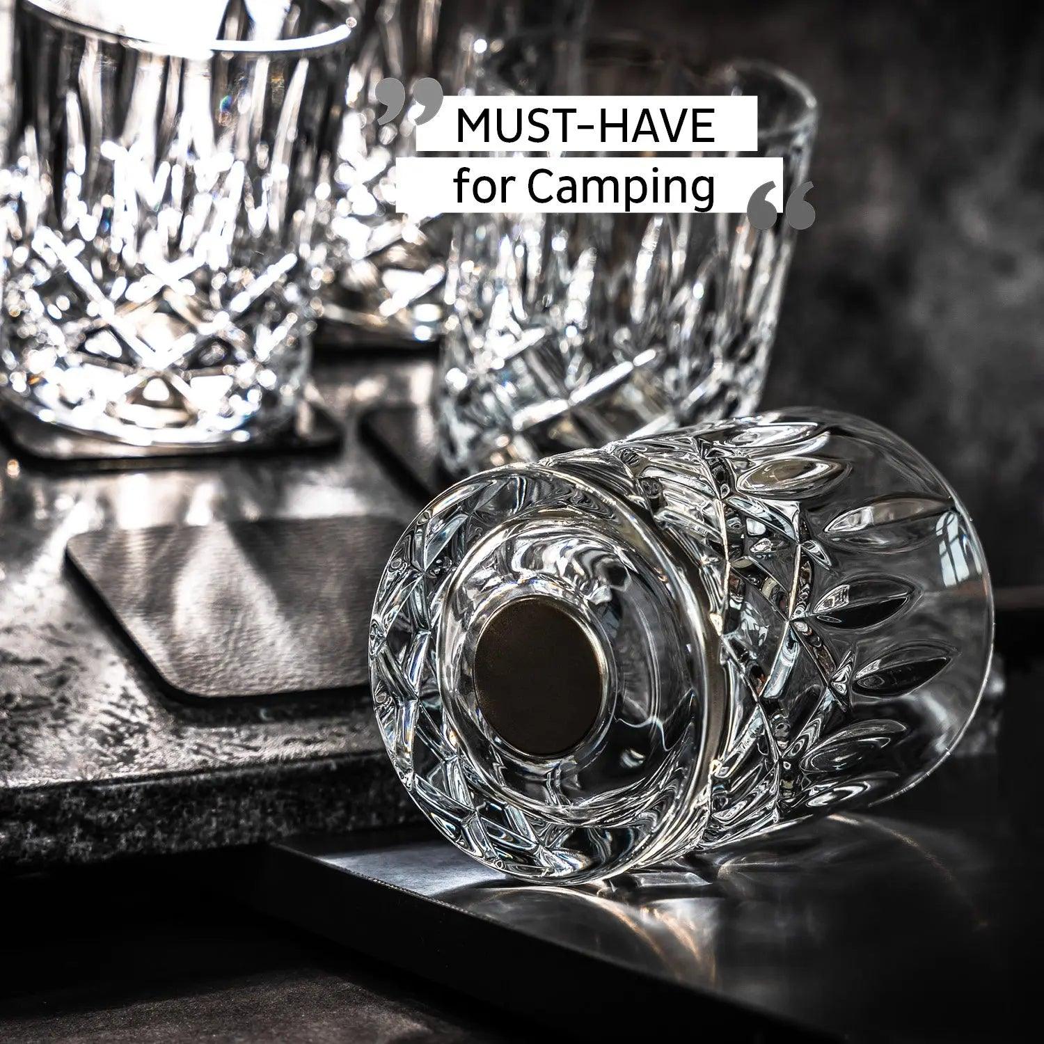 Crystal Magnetic WHISKY Glass by Silwy - Everything Caravans