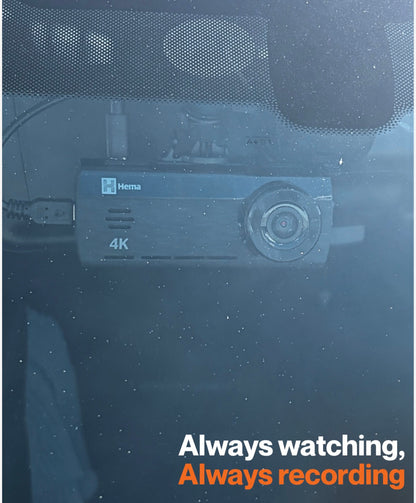 Hema 2K QHD Discreet Dual Channel Dash Cam