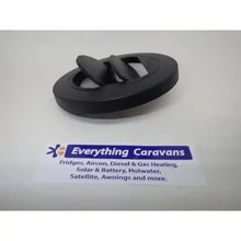 DE020 75mm Vent Duct Plate Closable Black German 1