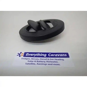 DE020 75mm Vent Duct Plate Closable Black German 1