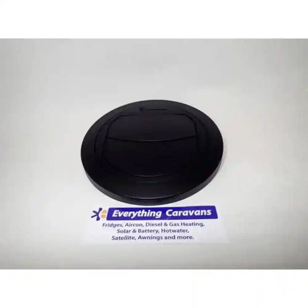 DE020 75mm Vent Duct Plate Closable Black German 2