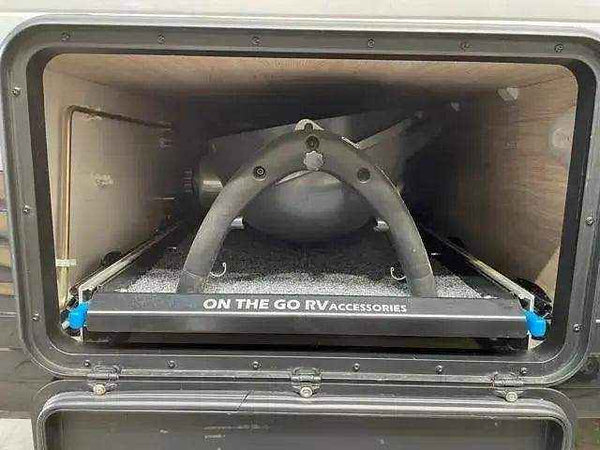 560mm wide Tunnel Boot Draw Slide x 1000mm Long - Everything Caravans