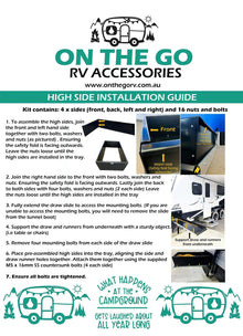 570mm wide High Sides x 1000mm Long - Everything Caravans