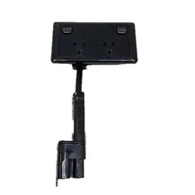 Dual GPO Black J Series Outlets to C Series CMS 230Vac Plug N Play - Everything Caravans