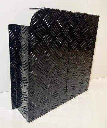 Diesel Tank Cover Black - Face Mount Left Hand Side - Everything Caravans