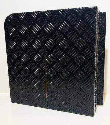 Diesel Tank Cover Black - Face Mount Left Hand Side - Everything Caravans