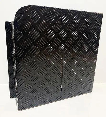 Diesel Tank Cover Black - Face Mount Left Hand Side - Everything Caravans