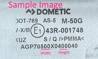 Dometic Sietz Window Stay (Pair) for 500mm High Windows Sk4 BG41300-500 - Everything Caravans