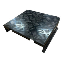 ECP Diesel Heater Tank Cover Black Alloy Checker Plate - Everything Caravans