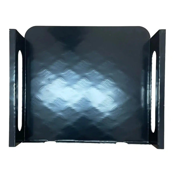 ECP Diesel Heater Tank Cover Black Alloy Checker Plate - Everything Caravans