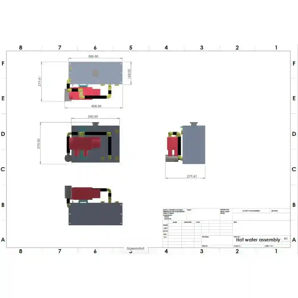 ECPHotBox5Combi ECPHotbox 5kw Combi Air Heater 2kw 7