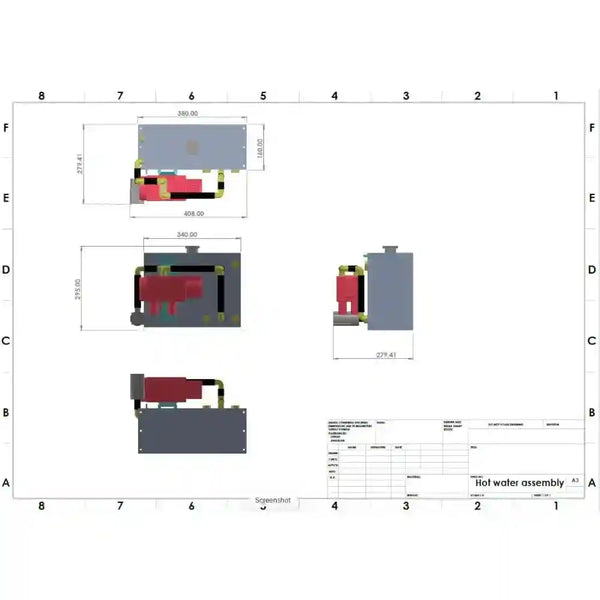 ECPHotBox5Combi ECPHotbox 5kw Combi Air Heater 2kw 7