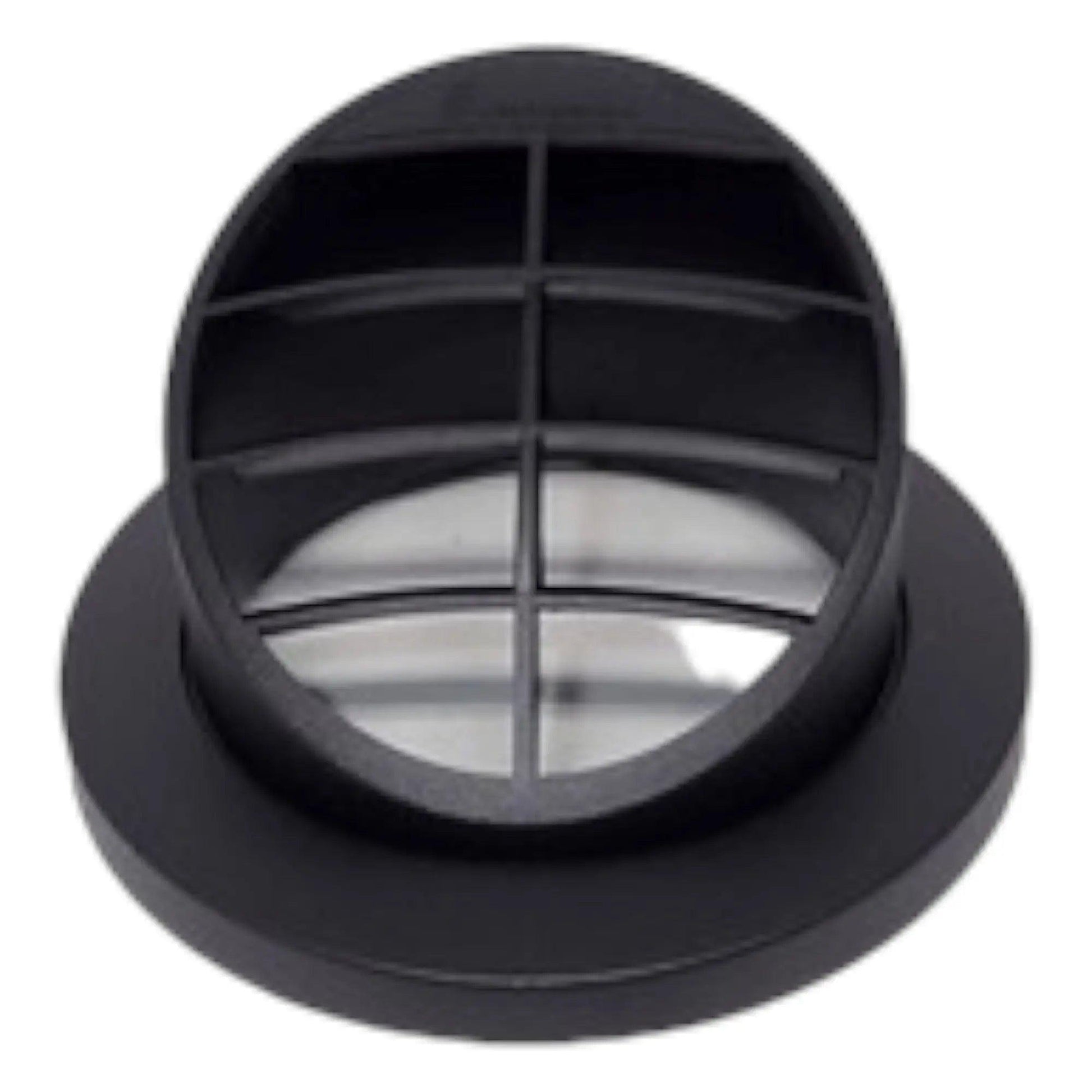 Eberspacher 60mm 65mm Vent Duct Plate 30Degree Black 221000010056 - Everything Caravans