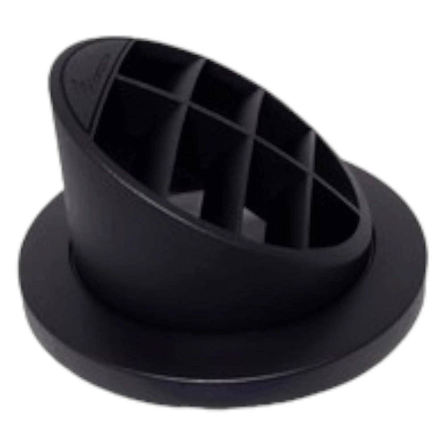 Eberspacher 60mm 65mm Vent Duct Plate 30Degree Black 221000010056 - Everything Caravans