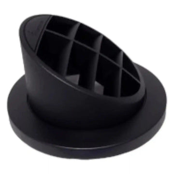 Eberspacher 60mm 65mm Vent Duct Plate 30Degree Black 221000010056 - Everything Caravans