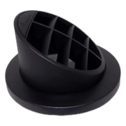 Eberspacher 60mm 65mm Vent Duct Plate 30Degree Black 221000010056 - Everything Caravans