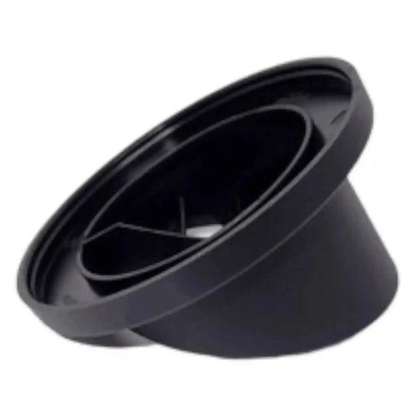 Eberspacher 60mm 65mm Vent Duct Plate 30Degree Black 221000010056 - Everything Caravans