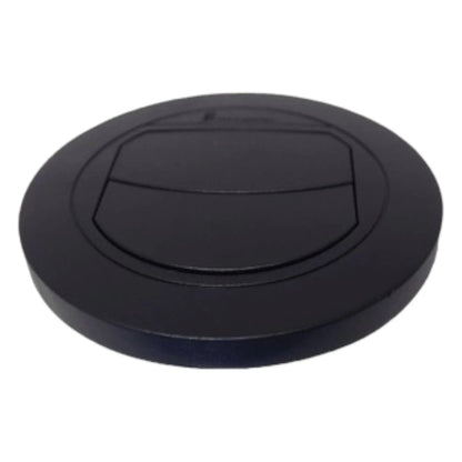 Eberspacher 60mm 65mm Vent Duct Plate Closable Black 221000010072 - Everything Caravans