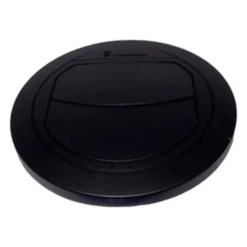 Eberspacher 75mm 80mm Vent Duct Plate Closable Black 221000010076 - Everything Caravans