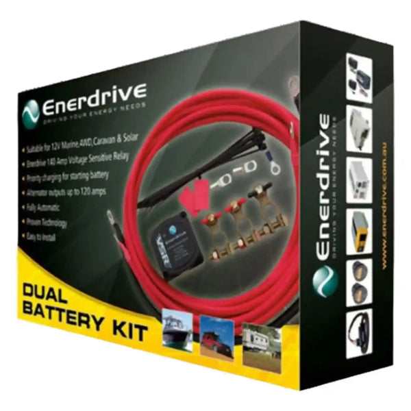 Enerdrive Dual Battery Kit 12v Full Install Kit - Everything Caravans