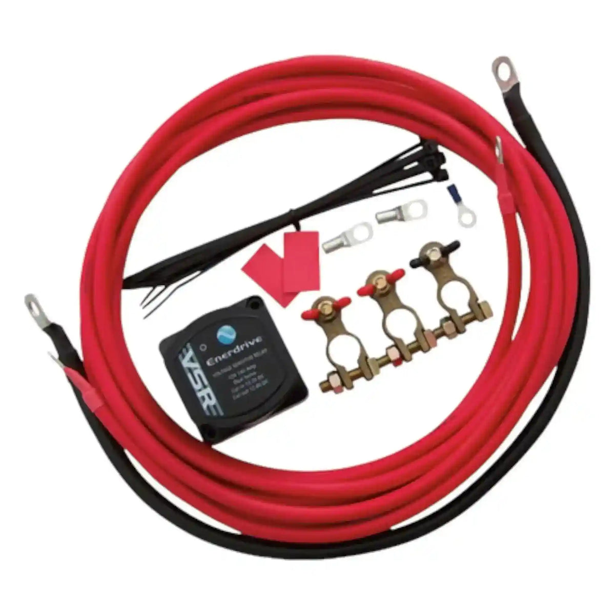 Enerdrive Dual Battery Kit 12v Full Install Kit - Everything Caravans
