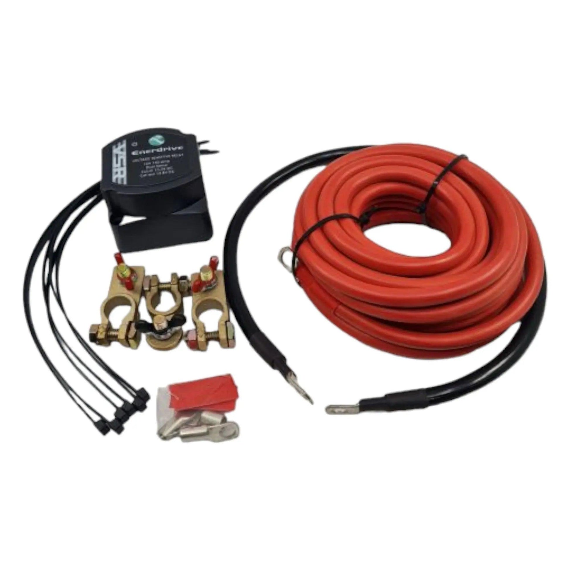 Enerdrive Dual Battery Kit 12v Full Install Kit - Everything Caravans