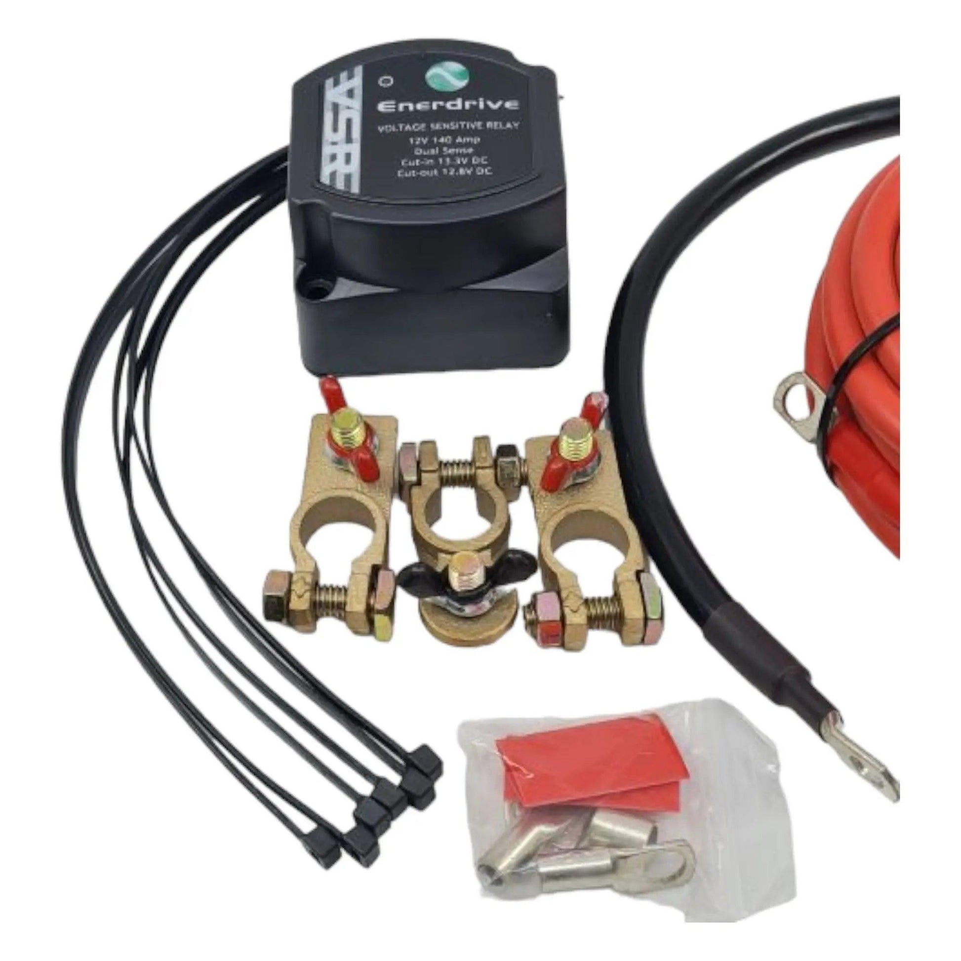 Enerdrive Dual Battery Kit 12v Full Install Kit - Everything Caravans