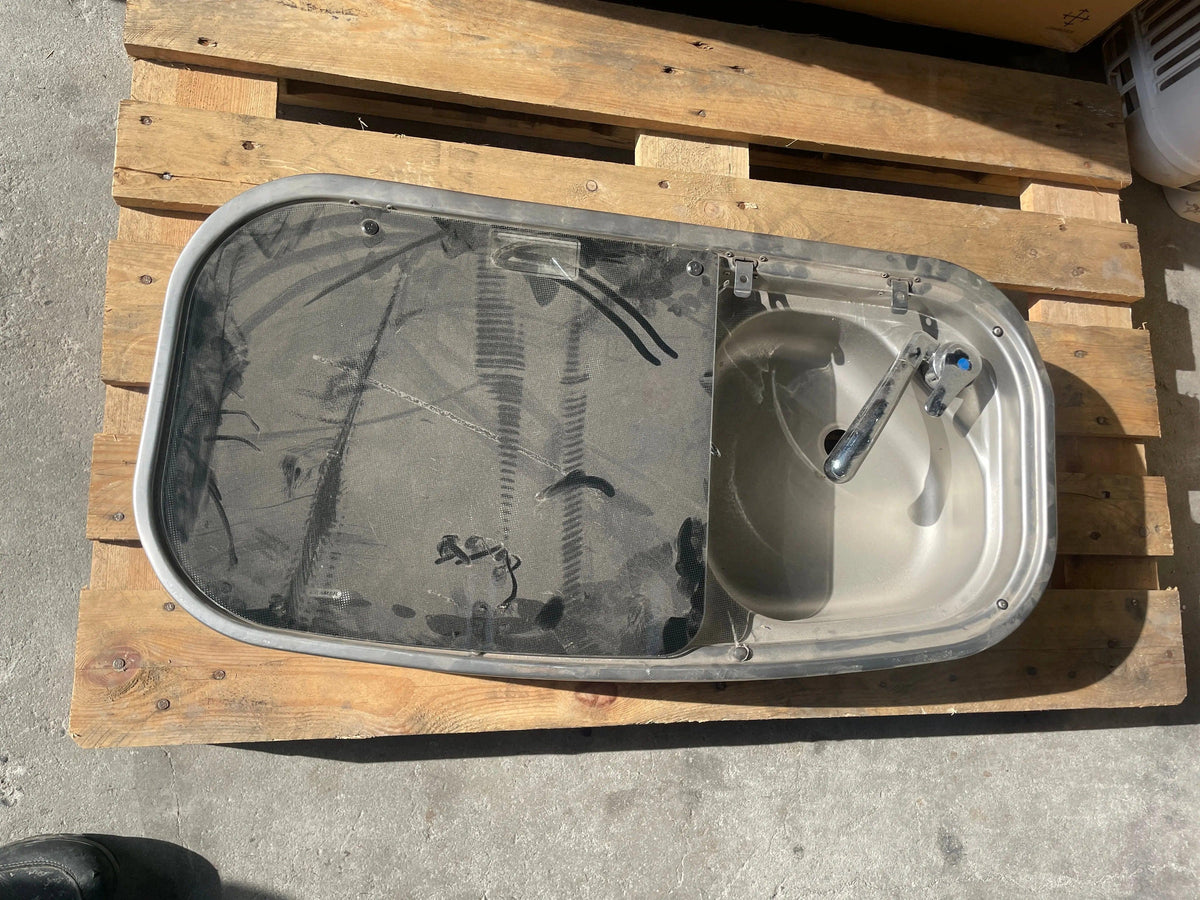 Ex Display Dometic Combi Unit 3 Burner Sink Combination 1 Only