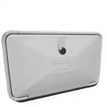 Exterior Recessed Shower Box White Caravan Camper Motorhome - Everything Caravans