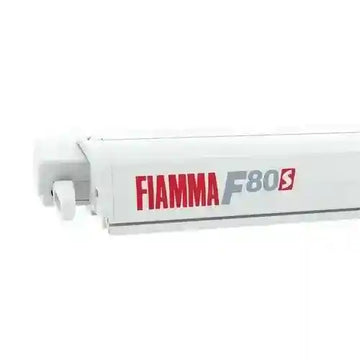 F80 S Awning - 320 Polar White Case Grey Fabric - Everything Caravans