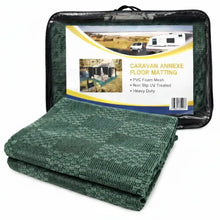 FC2GN Caravan Annex Mat 2.5M x 3.0M Foam Mesh Breathable and Anti Slip Green