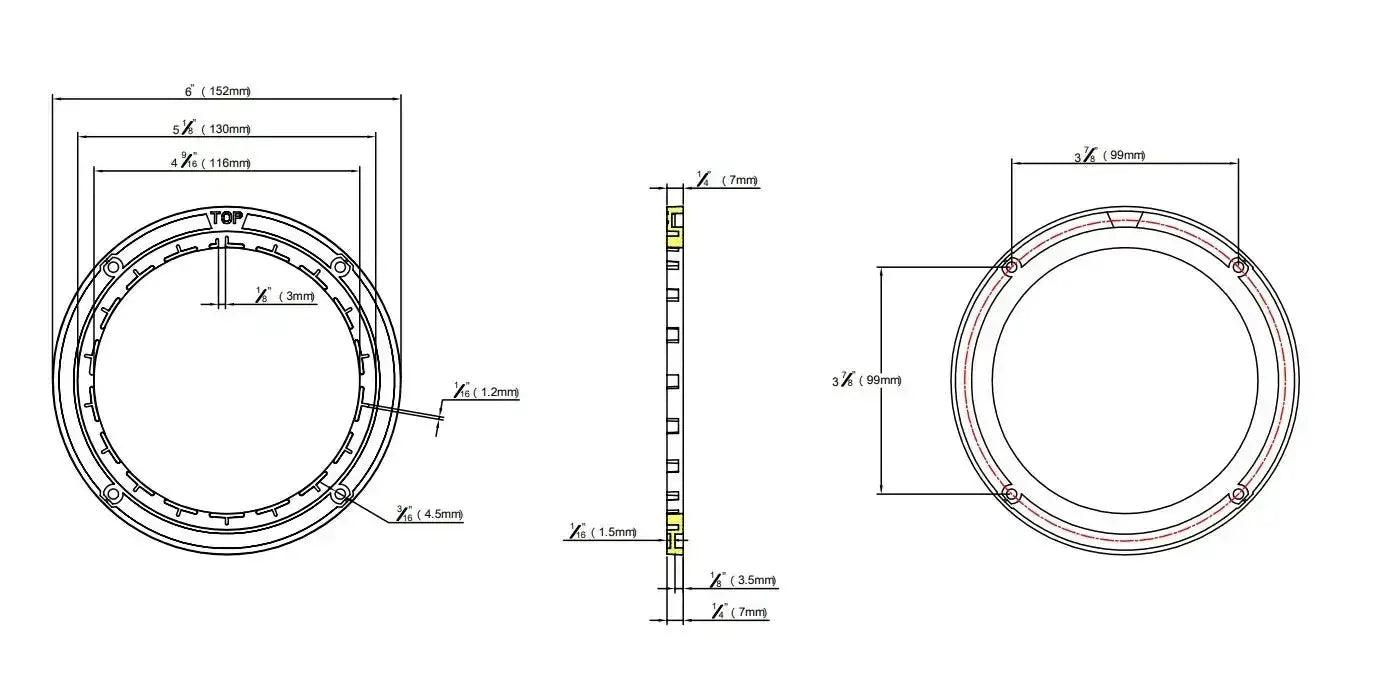 Furrion Led Ring for 5" Outdoor Marine Speaker (Am). Fms5Lrn-Am - Everything Caravans