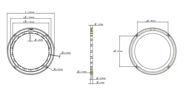 Furrion Led Ring for 5" Outdoor Marine Speaker (Am). Fms5Lrn-Am - Everything Caravans
