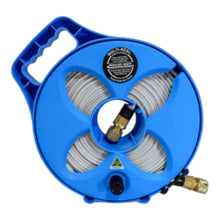 Flatout 7.5M Drinking Water Hose on Blue Compact Reel - Everything Caravans