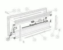 Latch Blind Fly Set for Seitz Windows - Everything Caravans