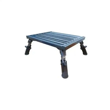 Folding Step with Height Adjustable Legs - 300Kgs - Everything Caravans