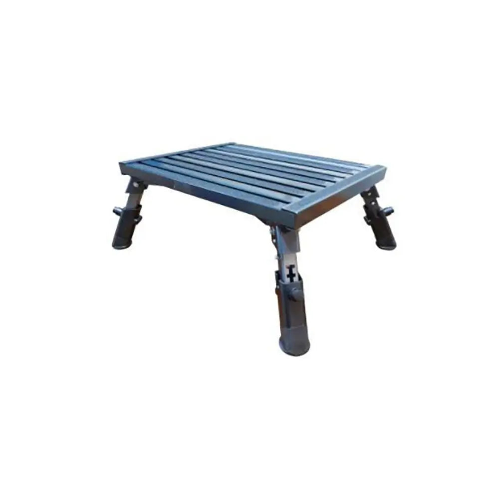Folding Step with Height Adjustable Legs - 300Kgs Camec