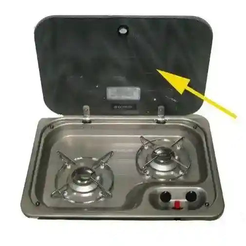 Glass Lid Only to Suit 2 Burner Cramer Cooker - Everything Caravans