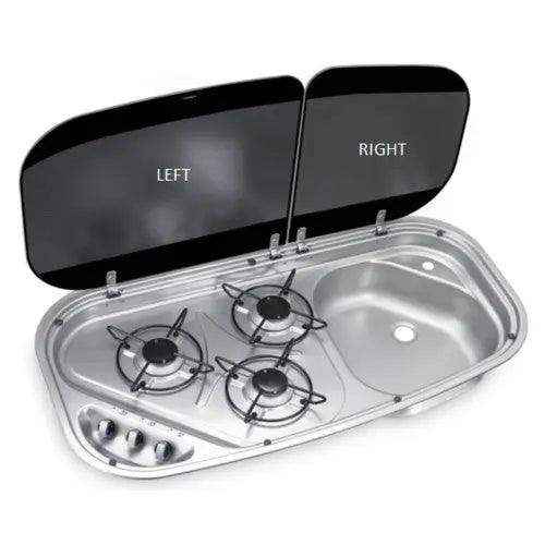 Glass Lid Right Hand Side 3B Combo Cramer 39400 - Everything Caravans