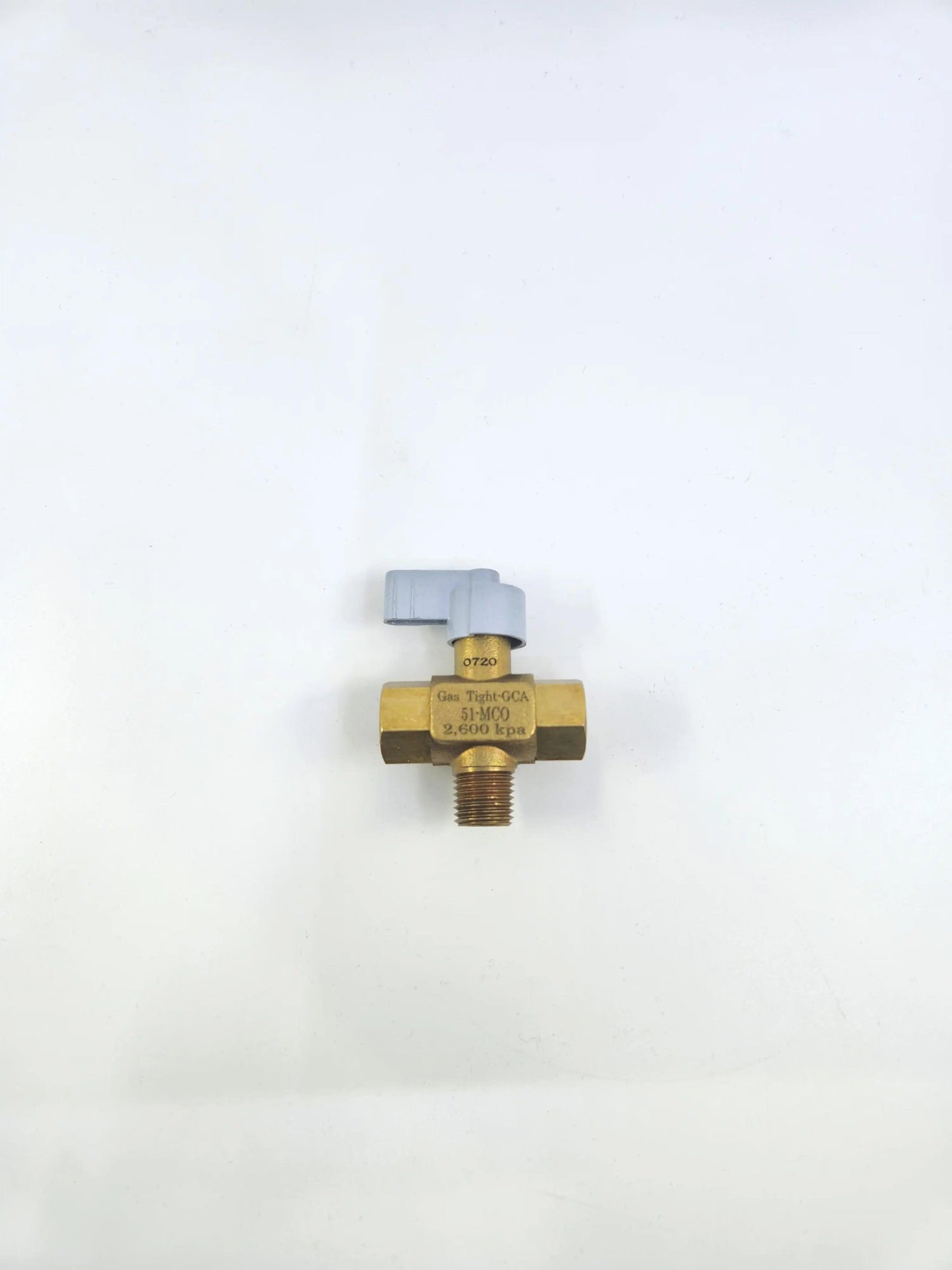 Grey Handle Ball Type Manual Change Over Valve - Everything Caravans