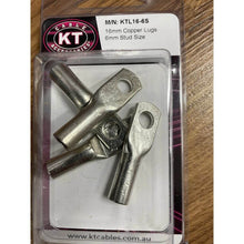 KTL16-6S 16mm Lugs - 6mm Stud Pack of 4 1