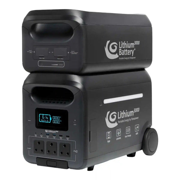 Flexopower Portable Power Station 200amp 3000w+ - Due end March - Everything Caravans