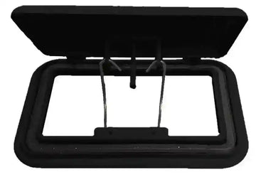 Large Scupper Vent Black - Alloy - Everything Caravans